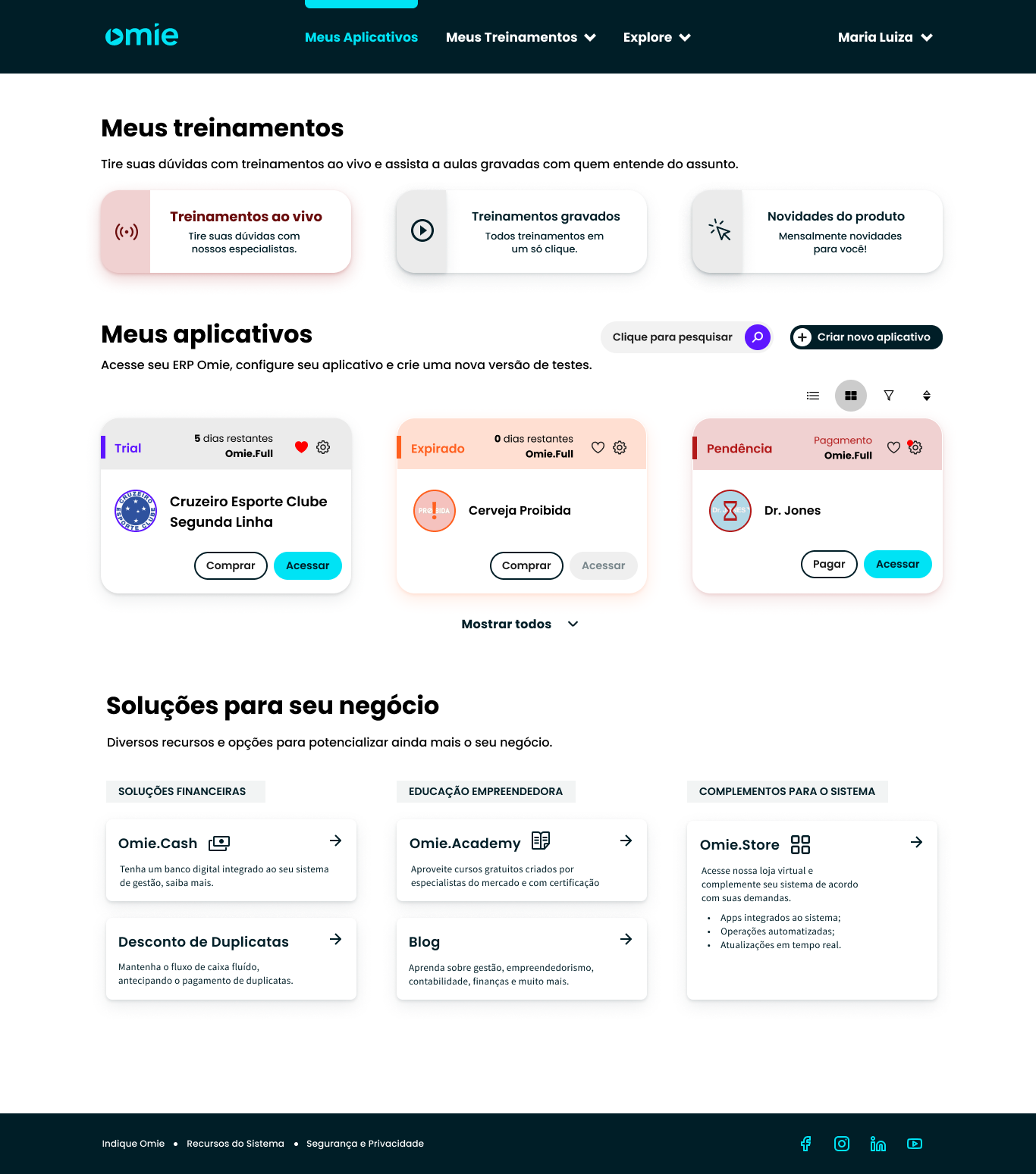 Landing page variation